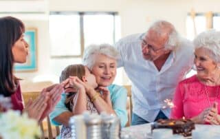 older parents in a memory care