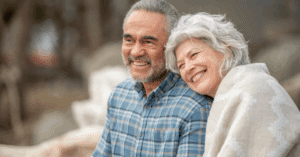 a happy senior couple
